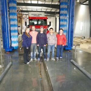 Bus/truck wash machine installation case show